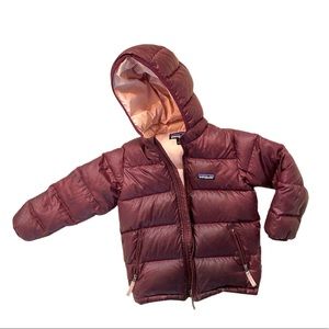 Patagonia toddler down puffer- extremely warm and durable.